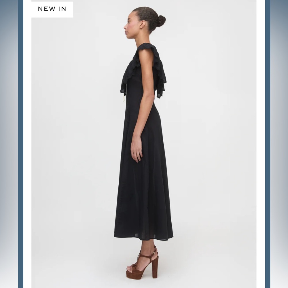 Hill House Home The Milani Dress in Black Size Large - Picture 2 of 6